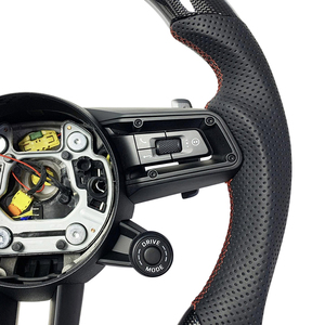 Volant en fibre de carbone pour modèles <span class=keywords><strong>Porsche</strong></span> Panamera Cayenne Macan 718 911 991.2992.2 Boxster Cayman Taycan - Product Image 5