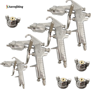 Pistolet de pulvérisation pneumatique manuel W-71 pour finition de meubles, apprêt haute atomisation pour voiture, type alimentation par gravité - Product Image 3