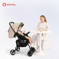 Poussette poussette en alliage d'aluminium pliable personnalisée pour bébé de 0 à 3 ans pour les courses de bébé