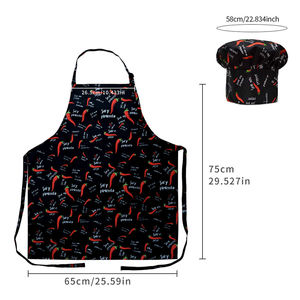 Chapeau de chef rayé personnalisé OEM BSCI de haute qualité avec passepoil, promotion en gros, chapeau de chef en polyester, chapeau de cuisine - Product Image 6