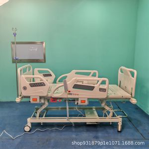 Kerry Manual Hospital <b>Bed</b> Abs Plastic <b>Single</b> Crank <b>Adjustable</b> Backrest For Hospital Use - Product Image 3