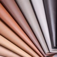 Vente en gros de produits d'usine en similicuir 0.5mm doublure spunlace en cuir synthétique personnalisé pour la fabrication de chaussures