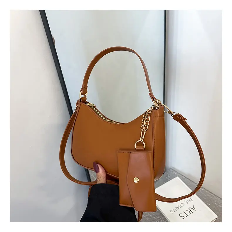 Hot bán nách vai crossbody túi tiên tiến thời trang túi xách mới rắn màu thời trang yên Ví với ví nhỏ