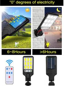 Lampe murale solaire LED extérieure en gros avec détecteur de mouvement pour jardin, patio, porte de garage, étanche, sécurité, éclairage de rue - Product Image 2