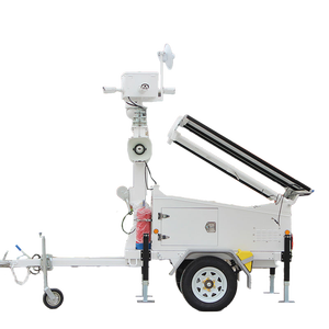 Remorque mobile à essieu unique pour télévision, remorque de surveillance par télévision en circuit fermé à distance - Product Image 2