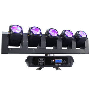 Lumière de scène épée à cinq doigts 5 yeux faisceau de lumière mariage DJ fête KTV projecteur de numérisation teint avec lumière principale mobile stroboscopique à LED - Product Image 1