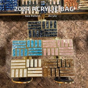 Bolso de Noche de Lujo 2025 con Cristales Brillantes, Diseño de Concha Arcoíris y Diamantes, Bolsos de Mano de Marcas Famosas, Bolso con Pedrería - Product Image 3