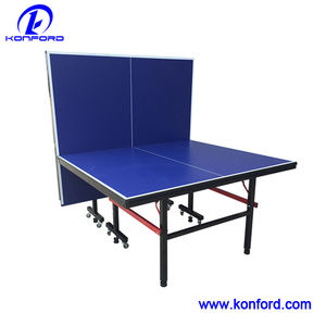 Mesa de ping pong personalizada de fábrica, mesa de <span class=keywords><strong>tenis</strong></span> de mesa con patas de tubo de metal, 25mm, MDF/HDF, venta al por mayor - Product Image 3