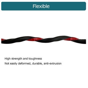 Self-<strong>Adhesive</strong> D <strong>Shape</strong> EPDM <strong>Foam</strong> Rubber <strong>Seal</strong> - Ideal for Boats, Autos, RVs, Marine, Garage Doors &amp; Windows - Product Image 2