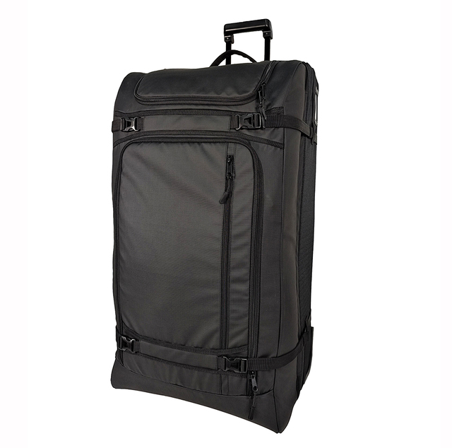 FREE SAMPLE Black Wheeled Rolling Duffel Bag Travel Suitcase Luggage 30inch Bag