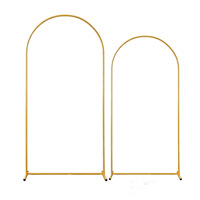 Arche de mariage moderne en fer, hauteur 2,2 m, avec rideau en tulle, décoration pour mariages, marque Fanhua Huijin, modèle 020