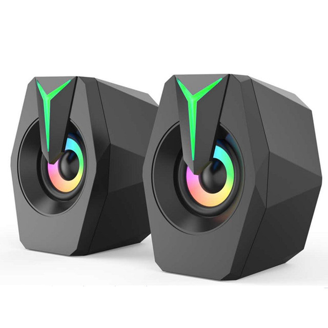 2021 Wholesale PC Wired USB 2.0 & 3.5mm Interface Home Theatre Computer Speaker System