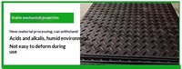 Feuille de plastique noire, résistante aux acides et aux alcalis, résistante à la corrosion, feuille rigide en HDPE avec traitement personnalisé disponible