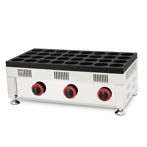 Machine à gaufres aux haricots rouges / machine à gaufres en forme de roue (32 cavités) à <span class=keywords><strong>gaz</strong></span>, modèle très vendu pour les gâteaux fourrés aux haricots rouges - Product Image 3