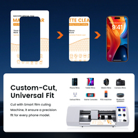 Máquina de corte de película mate de privacidad PET TPU antiluz azul personalizada al por mayor para protectores de pantalla de iPhone 15 16 17 Pro Max