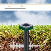 Répulsif Solaire Ultrasonique Transfrontalier en ABS pour Animaux Nuisibles (Souris, Oiseaux, Serpents) d'Extérieur