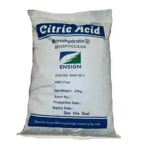 I produttori cinesi forniscono acido citrico anidro in polvere 77-92-9 acido citrico anidro per uso alimentare