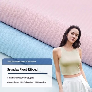 Tela Brocada Elástica 70D, 250g, Doble Cara, Alta Elasticidad, para Leggings de Yoga, Sujetador Deportivo, Pantalones, Nailon/Geometría Abstracta - Product Image 1