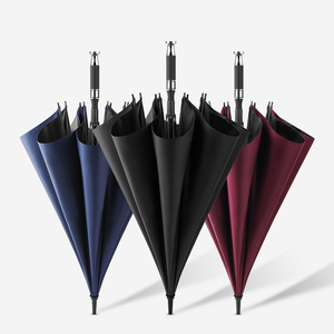 Parapluie promotionnel de luxe OEM Paradise Straight 30 pouces, grand format, résistant au vent, avec poignée en plastique, design zen asiatique, impressions de logo tout-en-un - Product Image 3