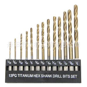 Imperial Hex Shank Twist Drill Bits 1/16-1/4 In TiCN Coated For Nonferrous Metals - Product Image 5