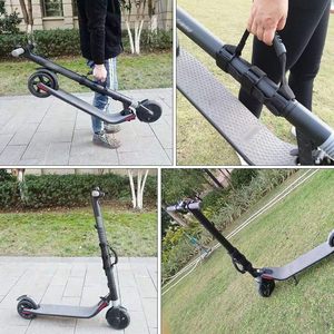 Folding Bicycle Shoulder Strap Black Nylon Electric Scooter Handlebar Carry Strap With Hook For Scooter Accessories - Product Image 2