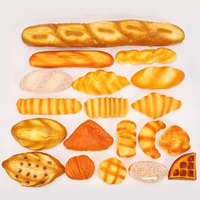 Pain de simulation en PU souple à rebond lent, avec fonction sonore, en forme de baguette ou de coquille, personnalisable, pour une interaction ludique