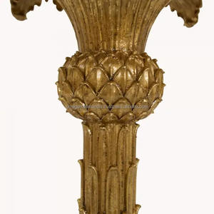 Bougeoir décoratif palmier et bougeoir en métal de haute qualité pour la décoration de la maison pièce maîtresse or personnalisé noël - Product Image 2