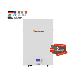 Contrôleur solaire MPPT hors réseau pour maison, batterie au lithium fer phosphate 48V/51.2V 100/200Ah 10kWh, système mural, garantie 10 ans - Product Image 1