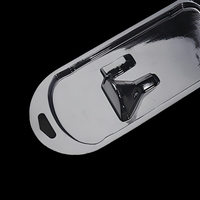 Boîte d'emballage en plastique transparente personnalisée, boîte de présentation au détail pour accessoires électroniques