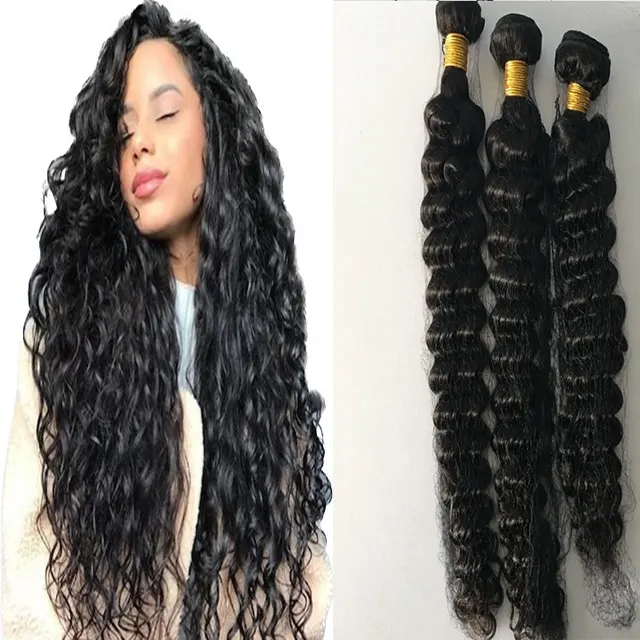 MJMOJO Wet and wavy human braiding n virgin hair bulk no weft,number 2 hair color weave bundles pictures