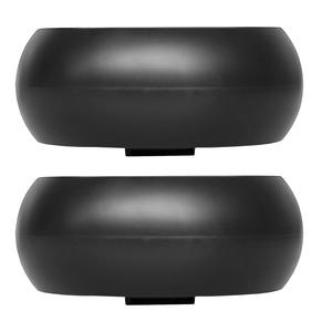 Roues auxiliaires en plastique pour tondeuse à gazon, 72-119, lot de 2, noires - Product Image 1