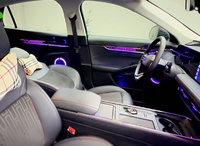 Kit d'éclairage d'ambiance de voiture à 35 LED, ciel étoilé gravé au laser, moule OEM 1:1, écran, commande au volant pour Ford Mondeo 2022-2023