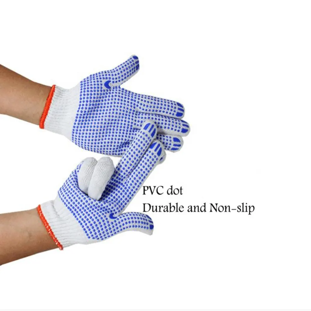 Offer yarn cotton auto repair point rubber palm fingers protection point coated