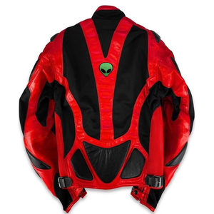 Giacca Invernale di Design Creativo DiZNEW, Stile Americano Oversize con Pile, Giacca Rossa Cool Personalizzabile - Product Image 4