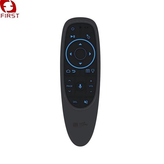 G10S Pro BT Dual-Mode Voice Blue Light Gyroscope Remote Control with ABS Material
