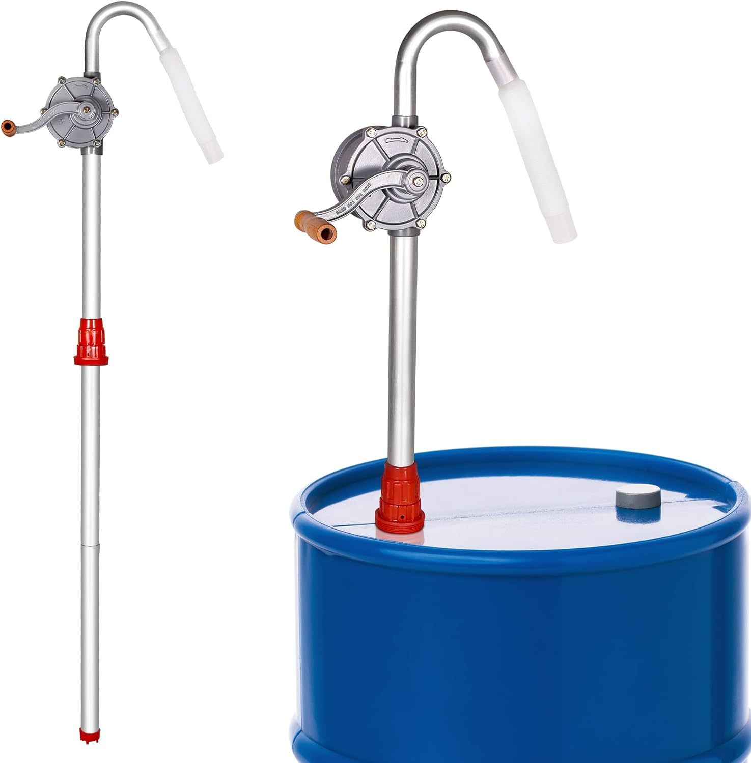 SB Pump Aluminum Hand Rotary Barrel Drum Pump for 200L Diesel Fuel 