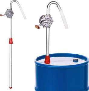 Pompe SB en aluminium rotatif à main huile carburant Diesel manuel baril pompe à tambour pour tambour 200L - Product Image 1