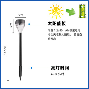 Mini Lámpara Solar Hejia de 40W LED para Exteriores, Impermeable, para Jardín, Césped, Patio y Paisajismo - Product Image 6