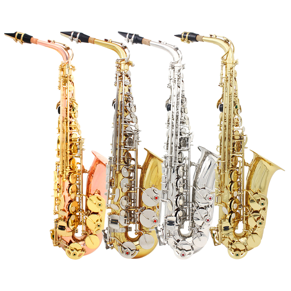 Fábrica Livre OEM Barato Profissional Sax Alto Professionnel Saxofone Alto Com Sacos Pescoço Strap Pad