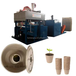 Papierzellstoff-Samenbecher Blumentopf-Zellstofftablett-Herstellungsmaschine