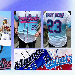 Uniforme de baseball OEM à séchage rapide, maillot de baseball personnalisé par sublimation, broderie, maillot de softball et de baseball tendance - Product Image 3