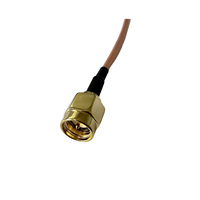Câble personnalisé BNC-J-RG316-SMA-J, assemblage de câbles RG316, connecteur BNC mâle vers SMA mâle