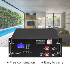 แบตเตอรี่ลิเธียมไอรอนฟอสเฟตแรงดันสูง 48V 50AH/100AH/200AH 4.8KWH/9.6KWH IP65 CAN สำหรับระบบพลังงานแสงอาทิตย์ภายในบ้าน - Product Image 3