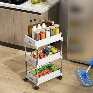 Ripiano di conservazione del cassetto della <span class=keywords><strong>cucina</strong></span> tirare fuori portaspezie per armadi da <span class=keywords><strong>cucina</strong></span> sotto il lavello dal pavimento al soffitto cremagliera di frutta e verdura - Product Image 6