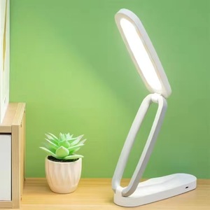 ポータブルUSB充電式コードレスABS折りたたみ可能ミニLEDデスクランプモダンスタイル目保護ナイトライト読書用 - Product Image 3
