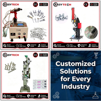 2026 Easytech OEM Machine de rivetage à servo CNC de bureau pour la pose de quincaillerie en acier, avec rivetage PEM auto-serrant et rivetage par dégagement