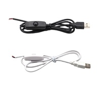 Sonxnele kabel pengisi daya USB untuk membuka ujung dengan saklar 501 untuk isolasi PVC konduktor tembaga Raspberry Pi 2 & 39