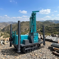 Nouvelle machine de forage de puits d'eau pneumatique diesel DTH avec compresseur et pompe à boue intégrée