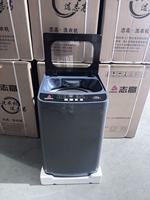 10KG Fully Automatic Smart Top-Load Washer/Dryer All-in-One Electric Washer Glass Cover English Operation Hotel High Efficiency