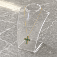 Collier pendentif croix gothique, collier ras du cou à franges multicouches pour femmes, style grunge audacieux